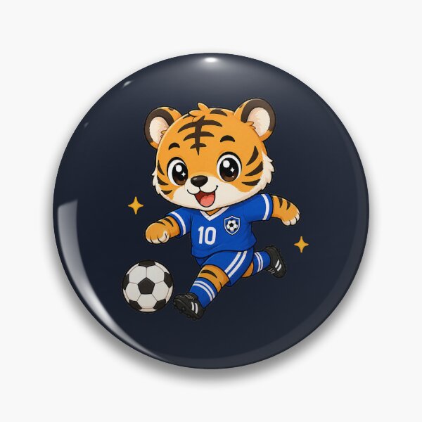 Item preview, Cute Kawaii Soccer Tiger Number 10 designed and sold by Seculinator.