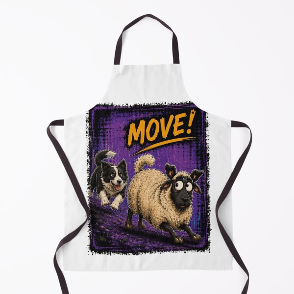Item preview, Move Border Collie Herding Sheep Funny Border Collie Farmer Shirt designed and sold by PINK FREE.