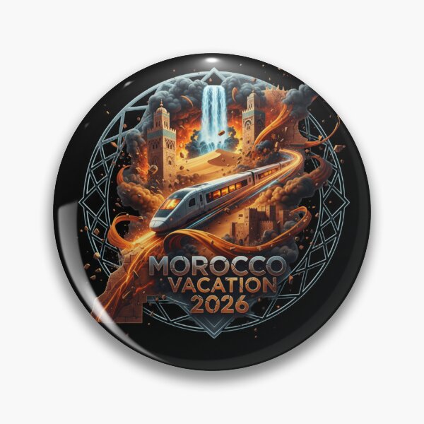 Item preview, Morocco Vacation 2026 - Epic High-Speed Train Travel Art designed and sold by positivitymed.