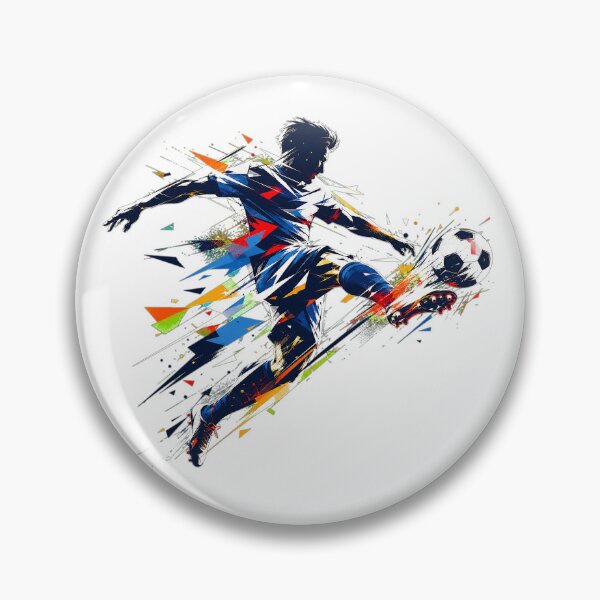 Item preview, Dynamic Football Action - Abstract World Cup Energy Tee designed and sold by Ahmed Nedji.