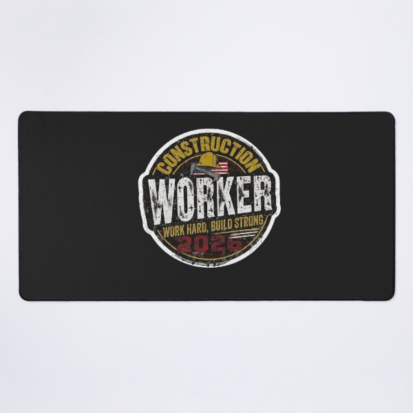Item preview,  Construction Worker 2026 - Built Tough Sticker Gift designed and sold by Arties4Bread⭐⭐⭐⭐⭐.