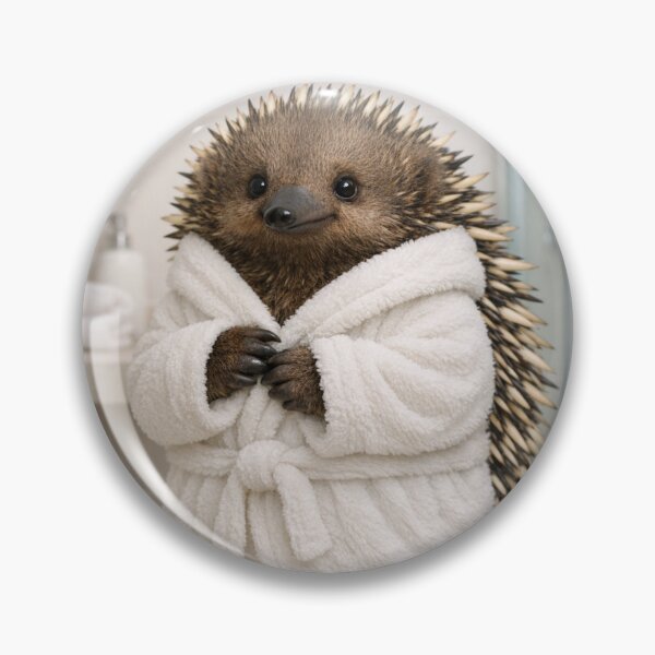 Item preview, Cozy Bathrobe Echidna designed and sold by Sillytoe.