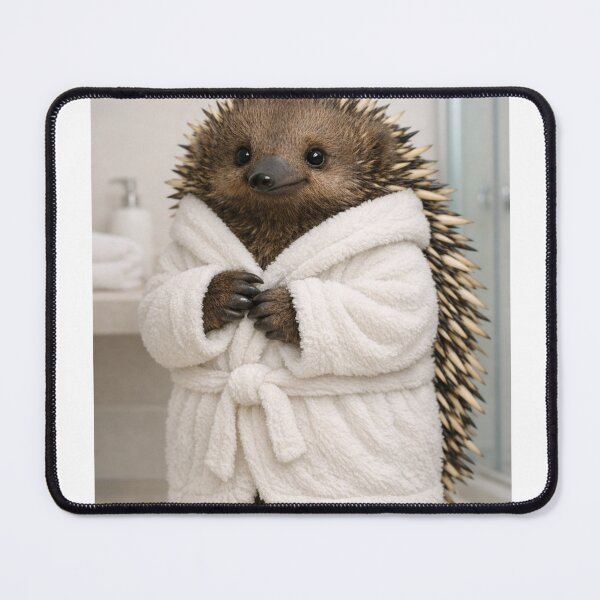 Item preview, Cozy Bathrobe Echidna designed and sold by Sillytoe.