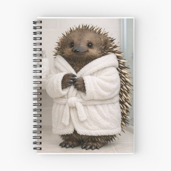 Item preview, Cozy Bathrobe Echidna designed and sold by Sillytoe.