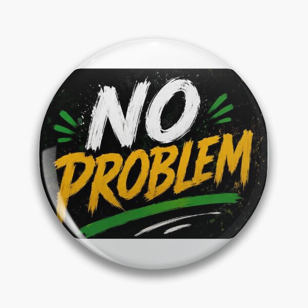 Item preview, NO PROBLEM - Nigeria slang T-shirt typography  designed and sold by WaveDesignsNG.