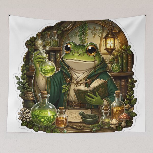 Item preview, Frog Alchemist Potion Workshop designed and sold by StickyGuys.