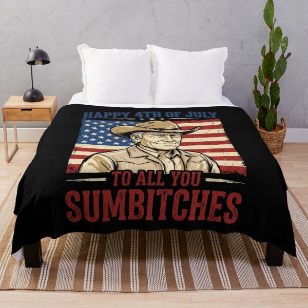 Item preview, Happy 4th Of July To All You Sumbitches Patriot Cowboy Humor designed and sold by SofenArt.