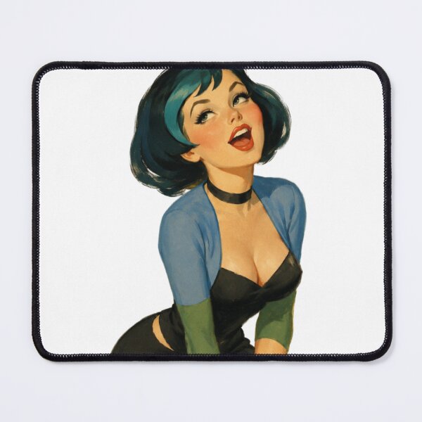 Item preview, Goth Beauty Pinup – Vintage Dark Glamour Illustration designed and sold by Cosplayvintage.