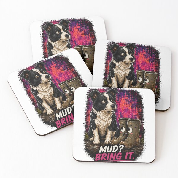 Item preview, Mud Bring It Border Collie Farm Dog Funny Border Collie Shirt designed and sold by PINK FREE.