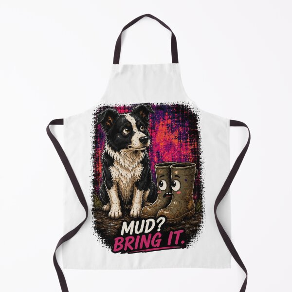 Item preview, Mud Bring It Border Collie Farm Dog Funny Border Collie Shirt designed and sold by PINK FREE.
