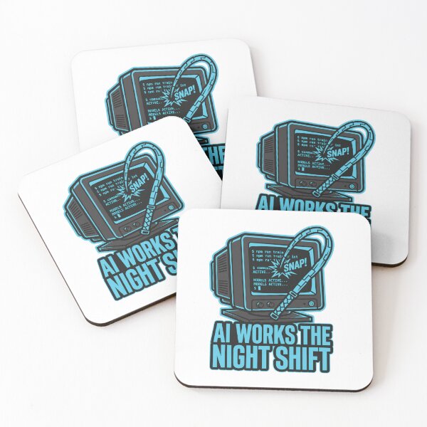 Item preview, Funny AI Night Shift Programmer Humor designed and sold by Ixnor.