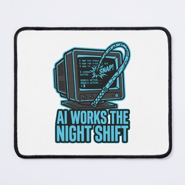 Item preview, Funny AI Night Shift Programmer Humor designed and sold by Ixnor.