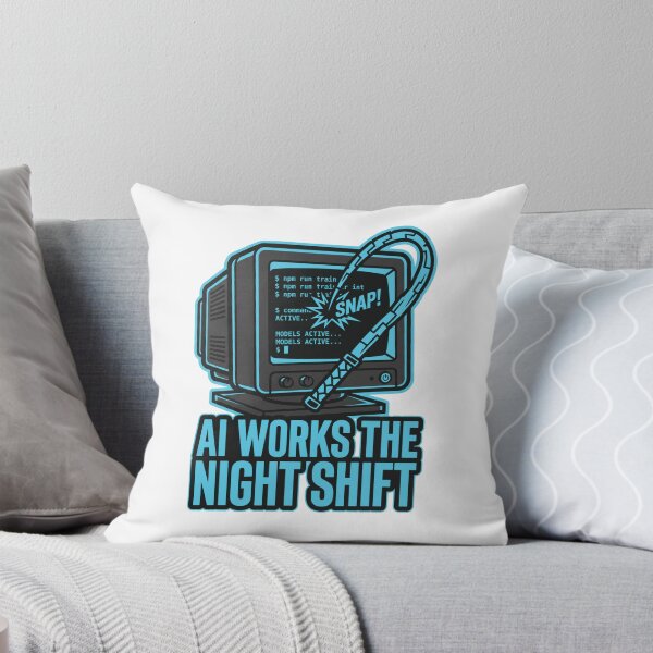 Item preview, Funny AI Night Shift Programmer Humor designed and sold by Ixnor.