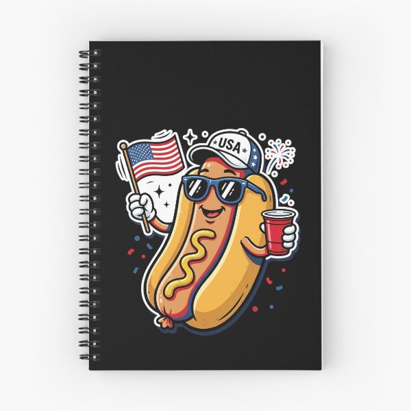 Item preview, USA Hotdog Independence Day American Celebration Patriot designed and sold by SofenArt.