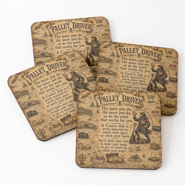 Item preview, The Pallet Driver | Costco Worker Sea Shanty Treasure Map designed and sold by High Hog Art & Design .