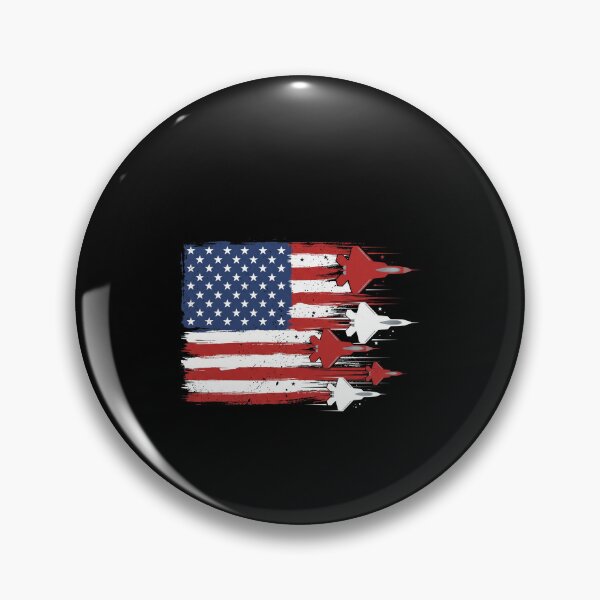 Item preview, American Flag Fighter Jet Patriotic Military Aviation designed and sold by SofenArt.