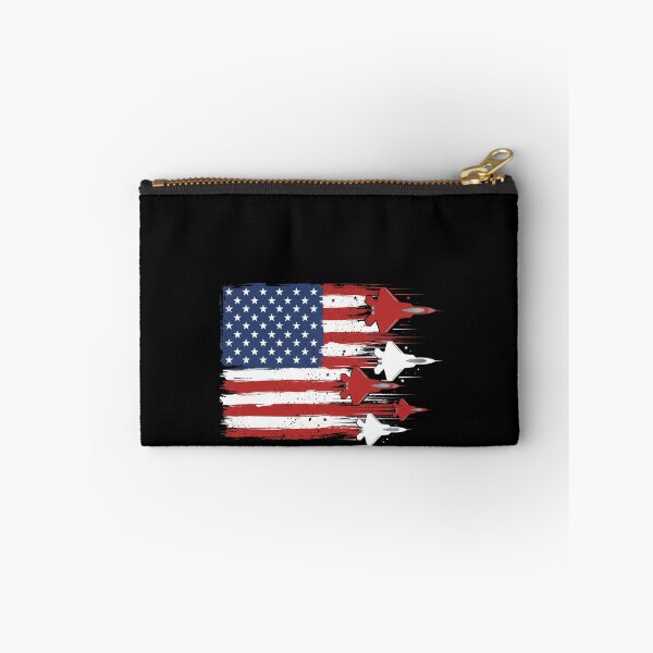Item preview, American Flag Fighter Jet Patriotic Military Aviation designed and sold by SofenArt.