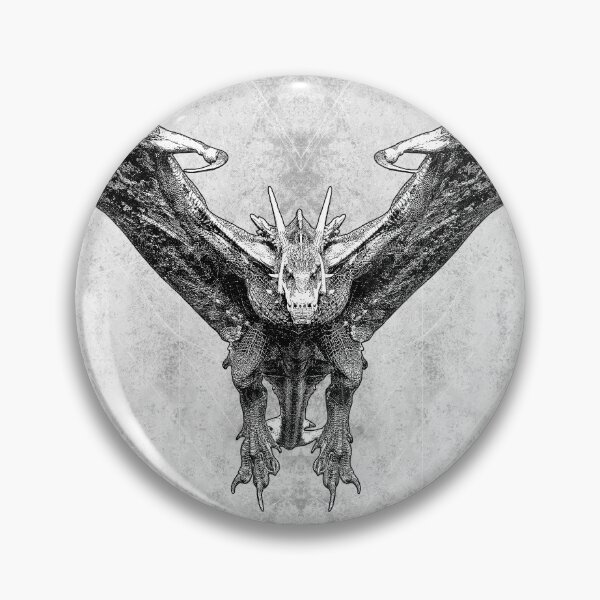 Item preview, Flying Dragon Wings Spread Dark Fantasy Gothic Creature Art designed and sold by Ghoul Enterprises.