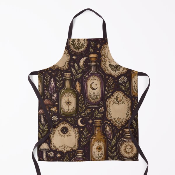 Item preview, Forest Apothecary Botanical Label Pattern designed and sold by StickyGuys.