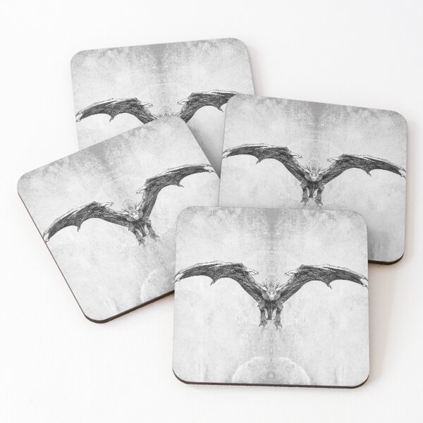 Item preview, Flying Dragon Wings Spread Dark Fantasy Gothic Creature Art designed and sold by Ghoul Enterprises.