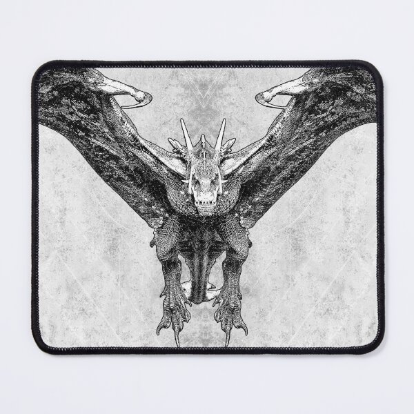 Item preview, Flying Dragon Wings Spread Dark Fantasy Gothic Creature Art designed and sold by Ghoul Enterprises.
