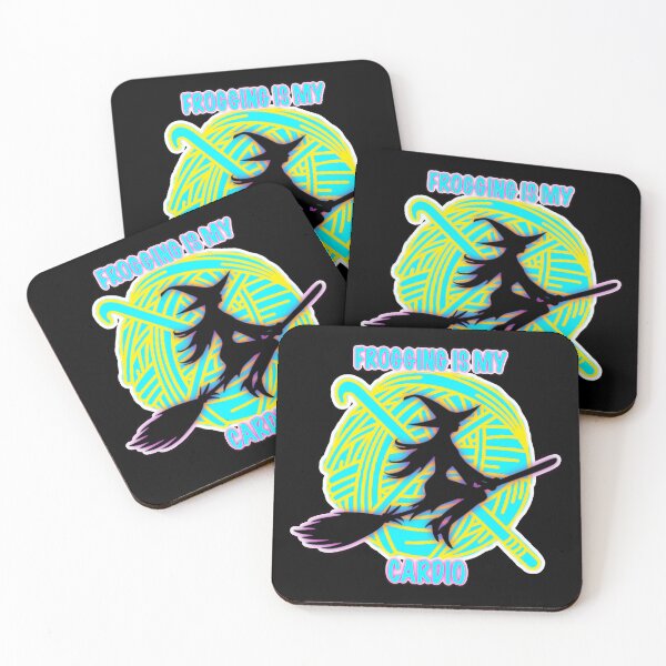 Item preview, Frogging Is My Cardio Sticker | Funny Knitting Sticker designed and sold by ArtyWares.
