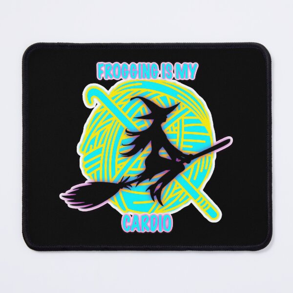 Item preview, Frogging Is My Cardio Sticker | Funny Knitting Sticker designed and sold by ArtyWares.