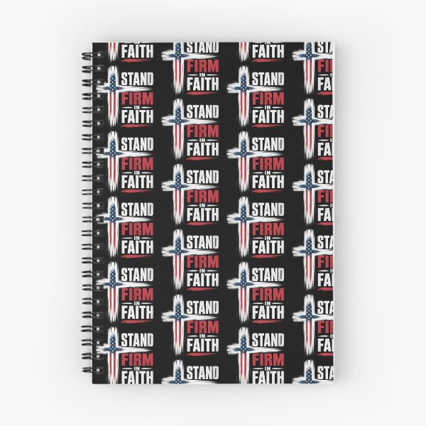 Item preview, Stand Firm In Faith Christian Cross Shirt designed and sold by Illustrated Faith.
