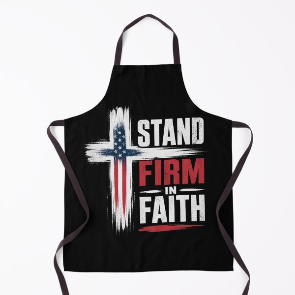 Item preview, Stand Firm In Faith Christian Cross Shirt designed and sold by Illustrated Faith.