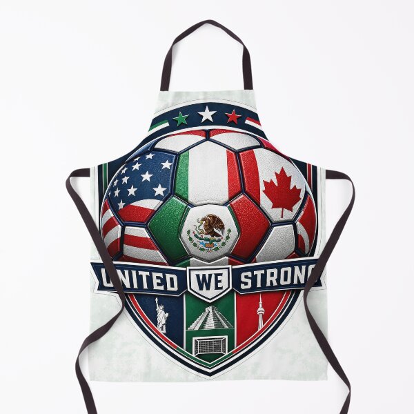 Item preview, National Flag Fusion Football - World Cup 2026 Unity Ball Tee designed and sold by Ahmed Nedji.