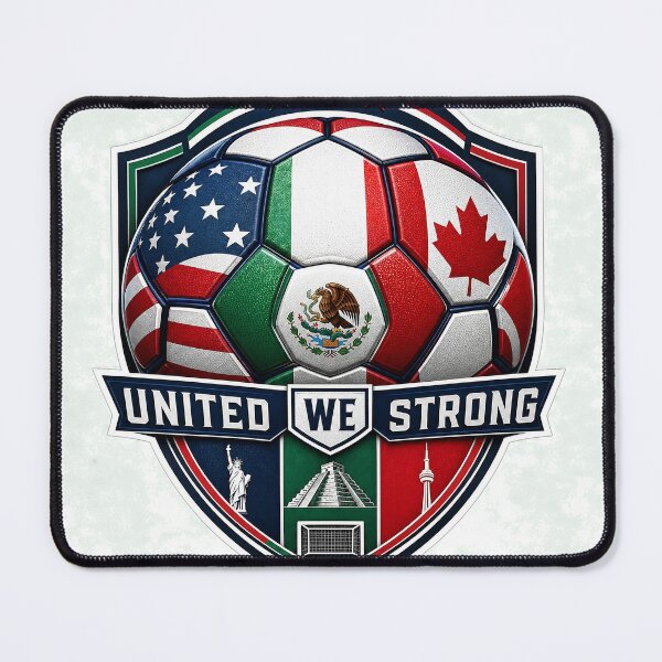 Item preview, National Flag Fusion Football - World Cup 2026 Unity Ball Tee designed and sold by Ahmed Nedji.