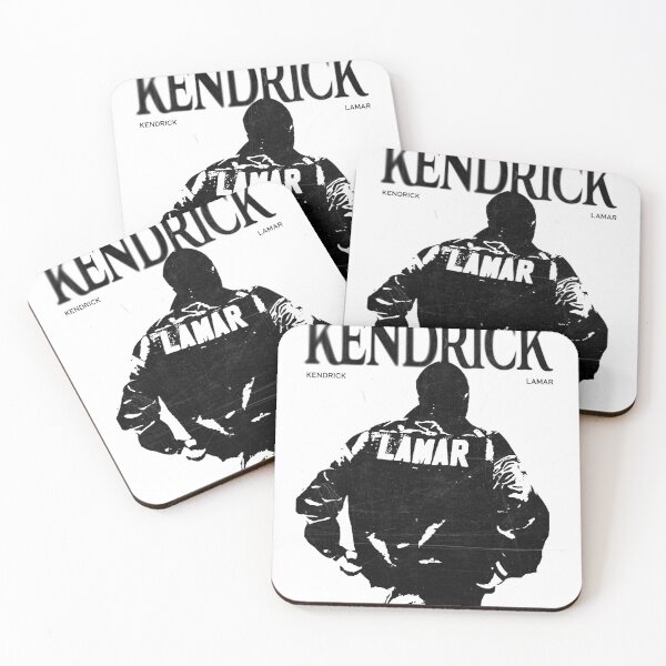 Item preview, Kendrick Fan Art Poster – Black White Silhouette Jacket Graphic Print designed and sold by gringoods.