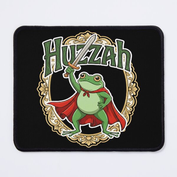Item preview, Huzzah Frog Knight Funny Sword Meme designed and sold by gear-posters.