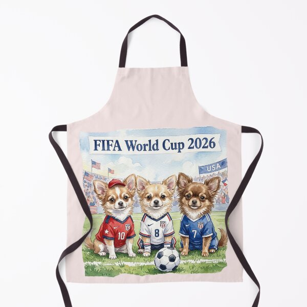 Item preview, Funny chihuahua puppies on the world cup designed and sold by nataliux.