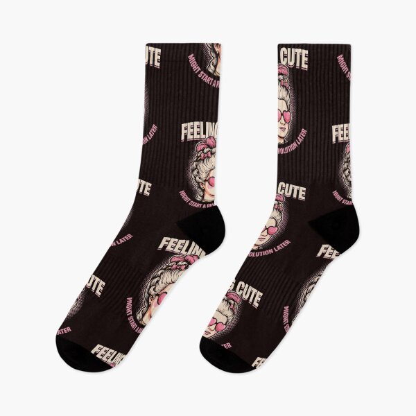 Item preview, Feeling Cute Might Start A Revolution Later Marie Antoinette Meme designed and sold by Malaryk.