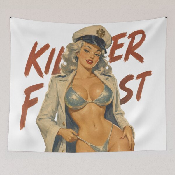 Item preview, Ice Queen Pinup – Killer Frost Inspired Vintage Comic Art designed and sold by Cosplayvintage.