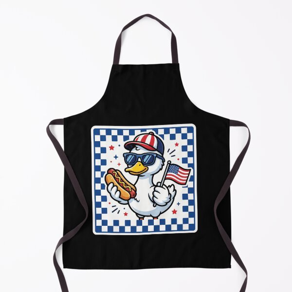 Item preview, Patriotic Duck American Flag Hot Dog Fourth Of July designed and sold by SofenArt.