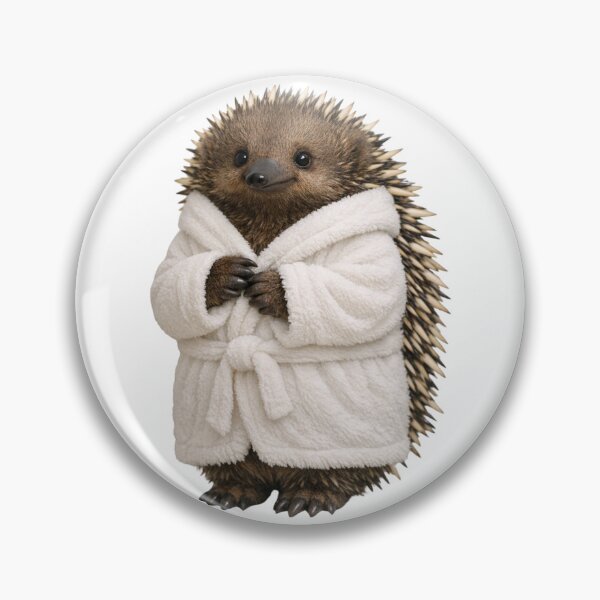 Item preview, Bathrobe Echidna designed and sold by Sillytoe.