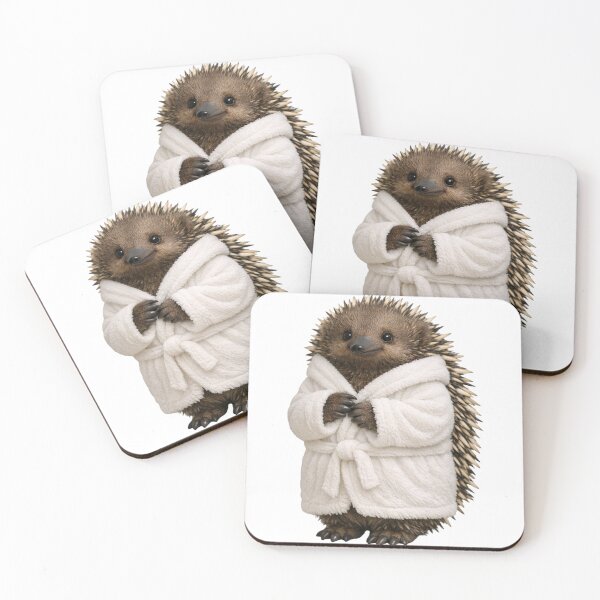 Item preview, Bathrobe Echidna designed and sold by Sillytoe.