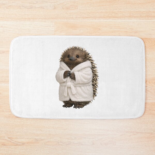 Item preview, Bathrobe Echidna designed and sold by Sillytoe.