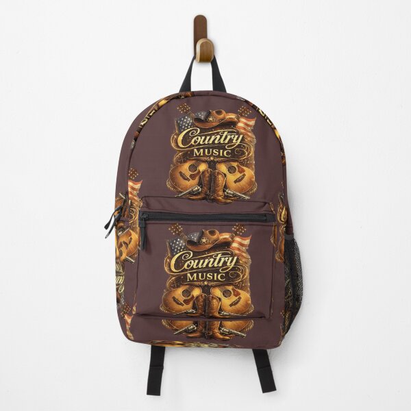 Item preview, Vintage Country Music Cowboy Boots Guitars USA Flag Western Country Lover . designed and sold by LunaPrintCo.