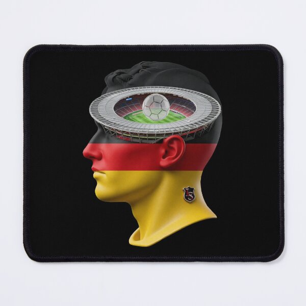 Item preview, Head of a German football fan caught up in football and stadium fever designed and sold by Segasprojects.