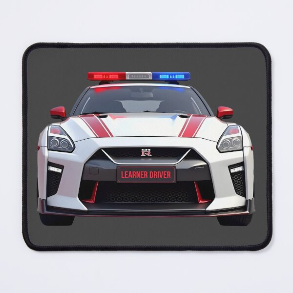 Item preview, White Police Car - Learner Driver designed and sold by Museum Of Non-Existing Art.