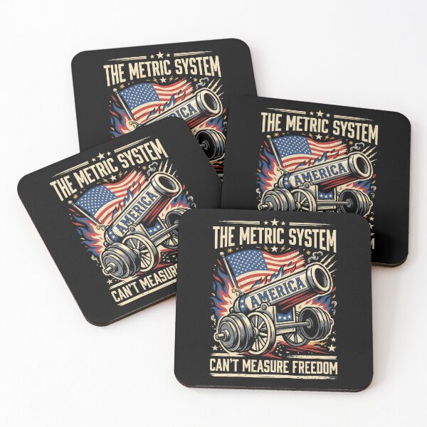 Item preview, The Metric System Can't Measure Freedom America Patriotic United States designed and sold by SofenArt.
