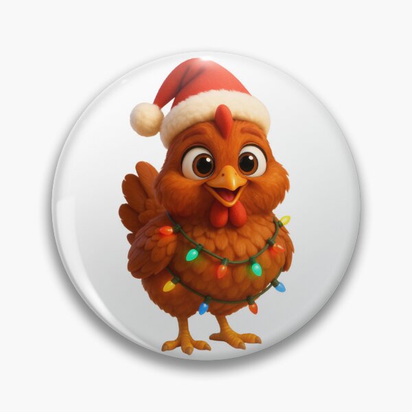 Item preview, Christmas Red Star Chicken designed and sold by Sillytoe.