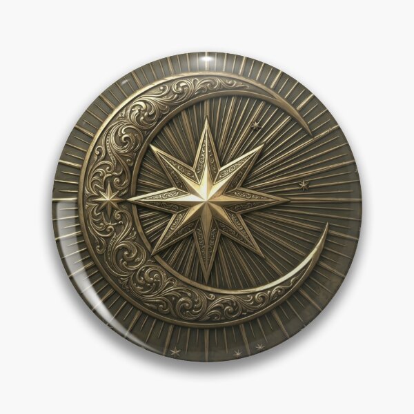 Item preview, Bronze Star and Moon designed and sold by FASAventuras.