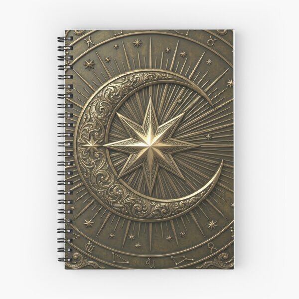 Item preview, Bronze Star and Moon designed and sold by FASAventuras.