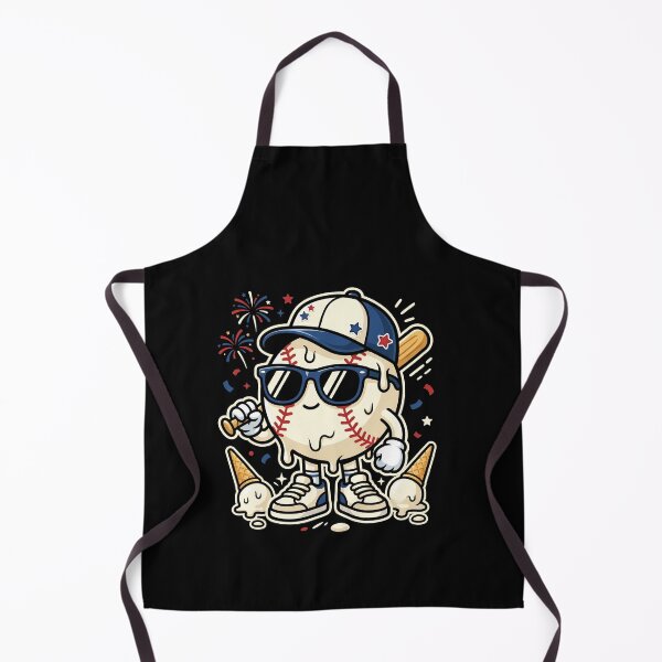 Item preview, Fourth Of July Baseball Ice Cream Patriot designed and sold by SofenArt.
