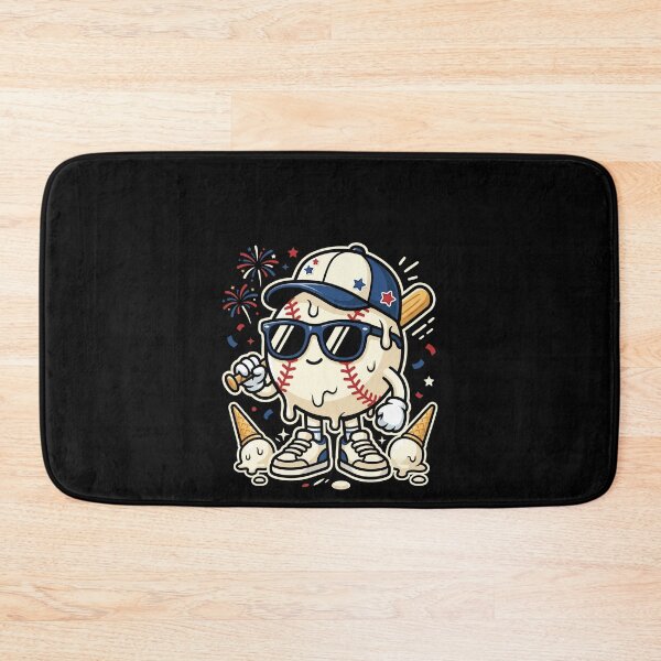 Item preview, Fourth Of July Baseball Ice Cream Patriot designed and sold by SofenArt.