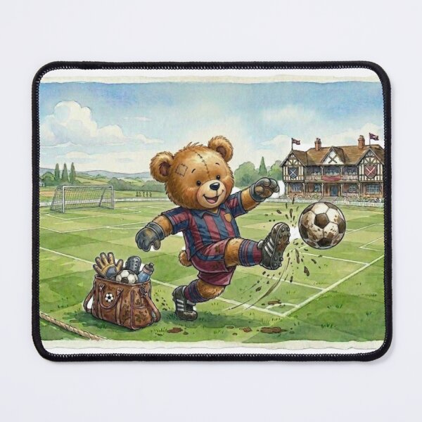Item preview, Teddy Playing Football designed and sold by lockdownmind.
